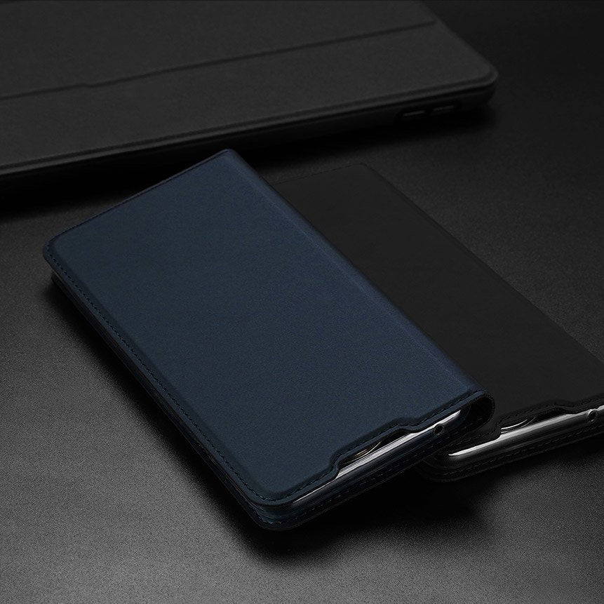 Capa carbono Capa flexível TPU para Motorola G8 Plus azul