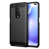 Capa carbono Capa flexível de TPU para Xiaomi Redmi K30 preta