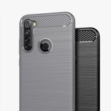 Capa carbono Capa flexível em TPU para Xiaomi Redmi Note 8T azul