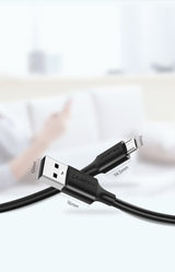 Ugreen USB - cabo micro USB 2A 1m preto (60136)