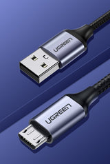 Ugreen USB - cabo micro USB 1m cinza (60146)