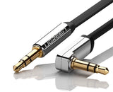 Ugreen AUX cabo plano de 35 mm minitomada 1m prata (10597)