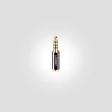 Adaptador Ugreen de micro jack de 25 mm (fêmea) para mini jack de 35 mm (macho) preto (20502)