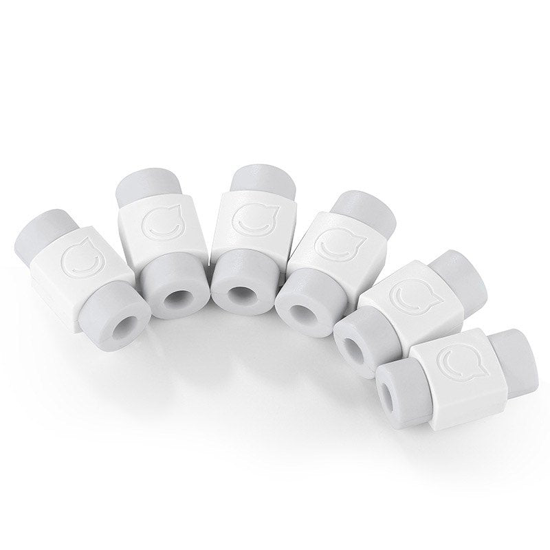 Tampa protetora do plugue do cabo Ugreen 6x para cabo original Lightning branco (40705)