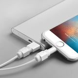 Tampa protetora do plugue do cabo Ugreen 6x para cabo original Lightning branco (40705)