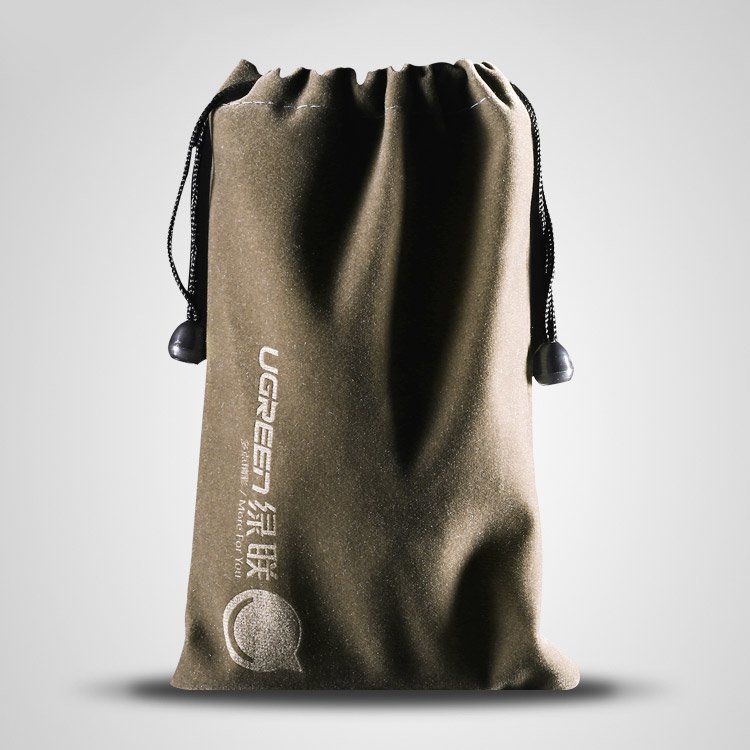 Capa de bolsa pequena para telefone Ugreen de 12 cm x 19 cm preta (20319)