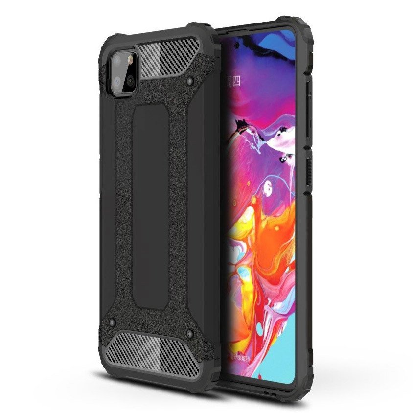 Capa Hybrid Armor Capa resistente e resistente para Samsung Galaxy Note 10 Lite preta