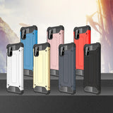 Capa Hybrid Armor Capa resistente e resistente para Samsung Galaxy Note 10 Lite preta