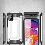 Capa Hybrid Armor Capa resistente e resistente para Samsung Galaxy S10 Lite preta
