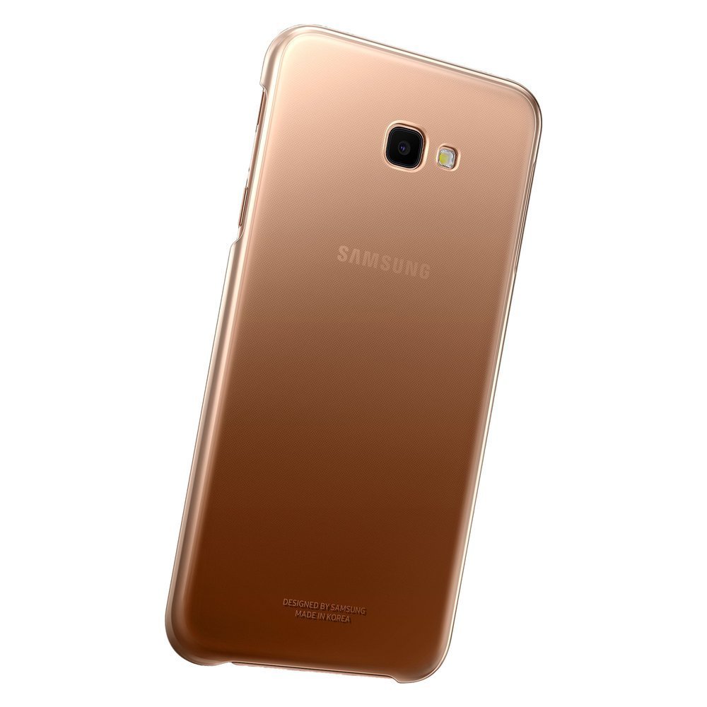 Capa dura gradiente Samsung Gradation Cover para Samsung Galaxy J4 Plus 2018 dourado (EF-AJ415CFEGWW)