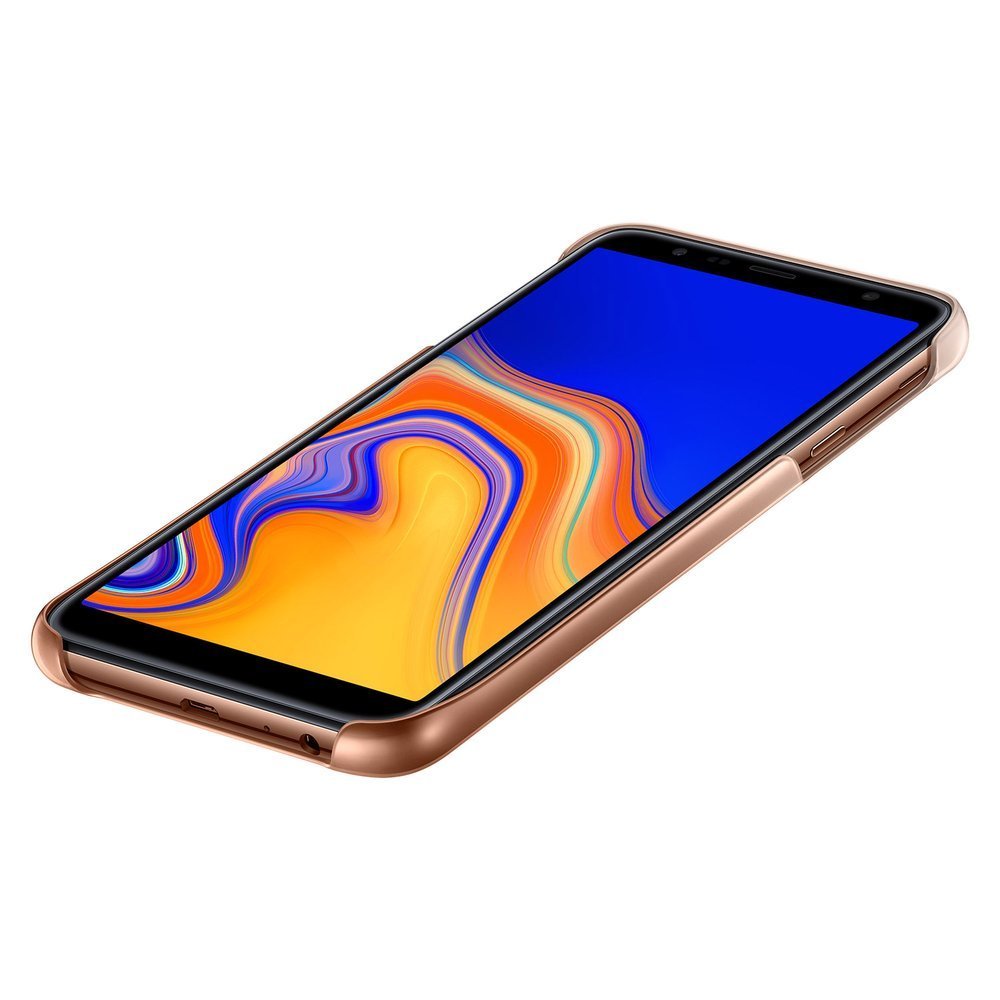 Capa dura gradiente Samsung Gradation Cover para Samsung Galaxy J4 Plus 2018 dourado (EF-AJ415CFEGWW)