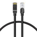Cabo de patchcord Ethernet Baseus RJ45 Cat 6 UTP 1000Mbps 05 m preto (PCWL-F01)