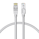 Cabo de patchcord Ethernet Baseus RJ45 Cat 6 UTP 1000Mbps 05 m cinza (PCWL-F0G)