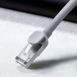 Cabo de patchcord Ethernet Baseus RJ45 Cat 6 UTP 1000Mbps 05 m cinza (PCWL-F0G)