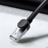 Cabo de patchcord Ethernet Baseus RJ45 Cat 6 UTP 1000 Mbps 1 m preto (PCWL-G01)