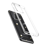Baseus Simple Series Case Capa de TPU de gel transparente para Samsung Galaxy S20 transparente (ARSAS20-02)