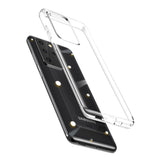 Baseus Simple Series Capa de gel TPU transparente para Samsung Galaxy S20 Plus transparente (ARSAS20P-02)