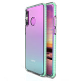 Capa protetora de gel de TPU transparente com moldura colorida para Huawei P30 Lite mint