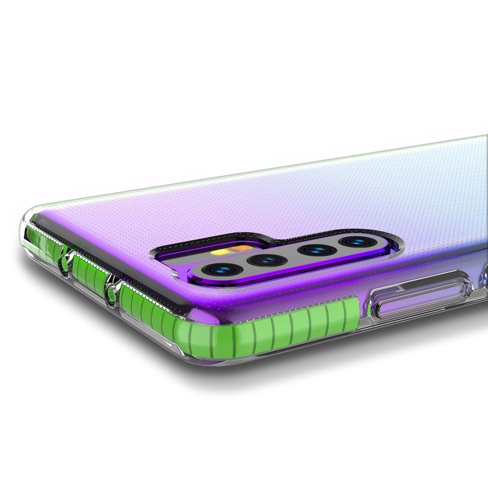 Capa protetora de gel de TPU transparente com moldura colorida para Huawei P30 Pro mint