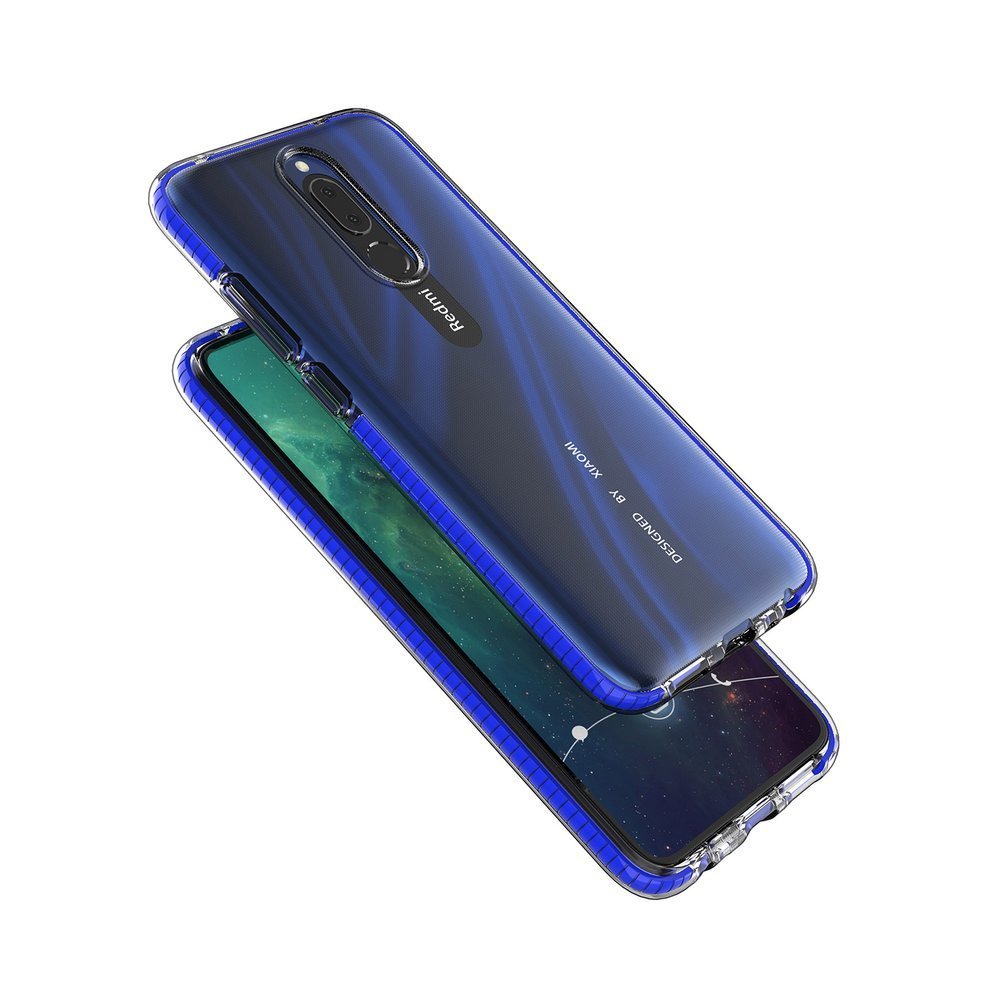 Capa protetora de gel de TPU transparente com moldura colorida para Xiaomi Redmi 8A  -  Xiaomi Redmi 8 mint