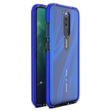 Capa protetora de gel de TPU transparente com moldura colorida para Xiaomi Redmi 8A  -  Xiaomi Redmi 8 azul escuro