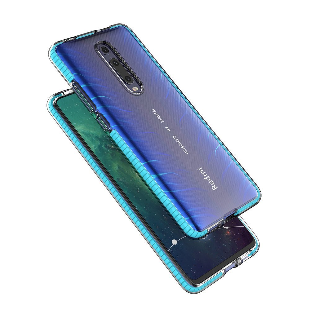 Capa protetora de gel TPU transparente com moldura colorida para Xiaomi Mi 9T  -  Xiaomi Mi 9T Pro amarelo