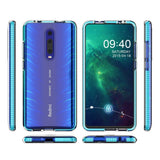 Capa protetora de gel TPU transparente com moldura colorida para Xiaomi Mi 9T  -  Xiaomi Mi 9T Pro amarelo
