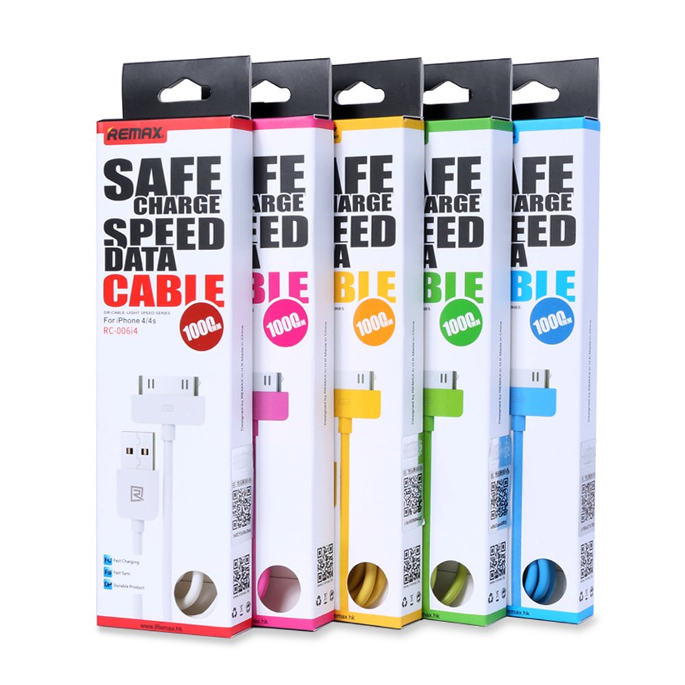 Cabo de dados Remax Light RC-006i USB Lightning 1M branco