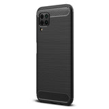 Capa carbono Capa flexível de TPU para Huawei P40 Lite  -  Nova 7i  -  Nova 6 SE preta