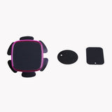 Suporte magnético autoadesivo para telefone automotivo volante prateado