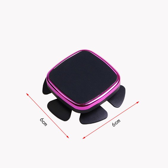 Suporte magnético autoadesivo para telefone automotivo volante prateado