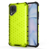 Capa de armadura de favo de mel com pára-choque de TPU para Huawei P40 Lite  -  Nova 7i  -  Nova 6 SE verde