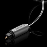Cabo de fibra óptica de áudio digital Ugreen 1 m Toslink SPDIF cinza (10768)
