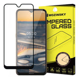 Protetor de tela super resistente de vidro temperado Wozinsky totalmente coberto com moldura compatível para Nokia 5.3 preto