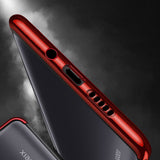 Capa de gel TPU transparente com moldura de galvanoplastia para Xiaomi Mi Note 10  -  Mi Note 10 Pro  -  Mi CC9 Pro preto