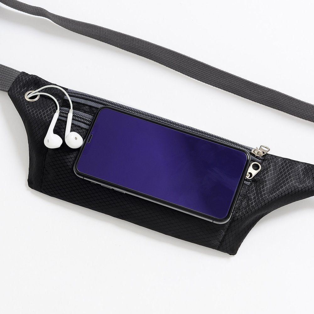 Ultimate Running Belt com saída para fone de ouvido laranja