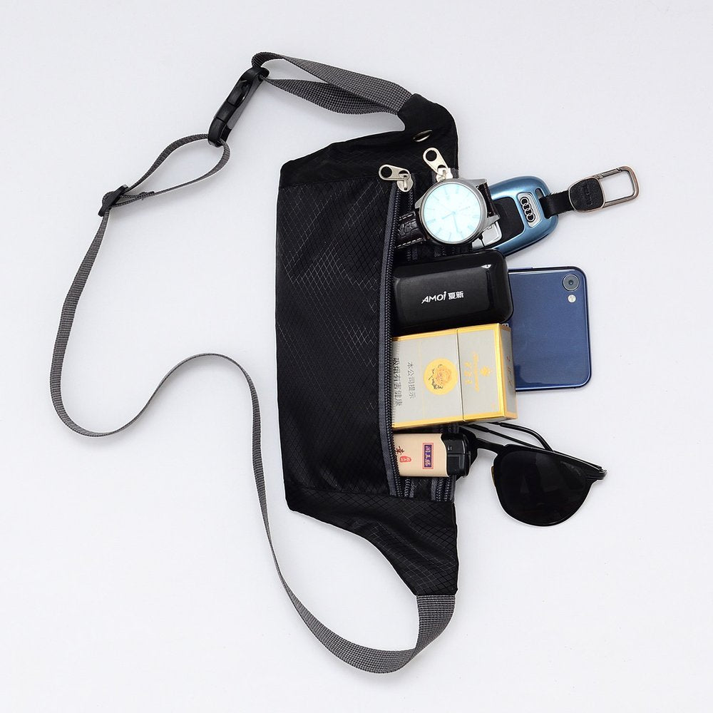 Ultimate Running Belt com saída para fone de ouvido laranja