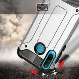 Capa Hybrid Armor Capa resistente e resistente para Huawei P40 Lite E azul