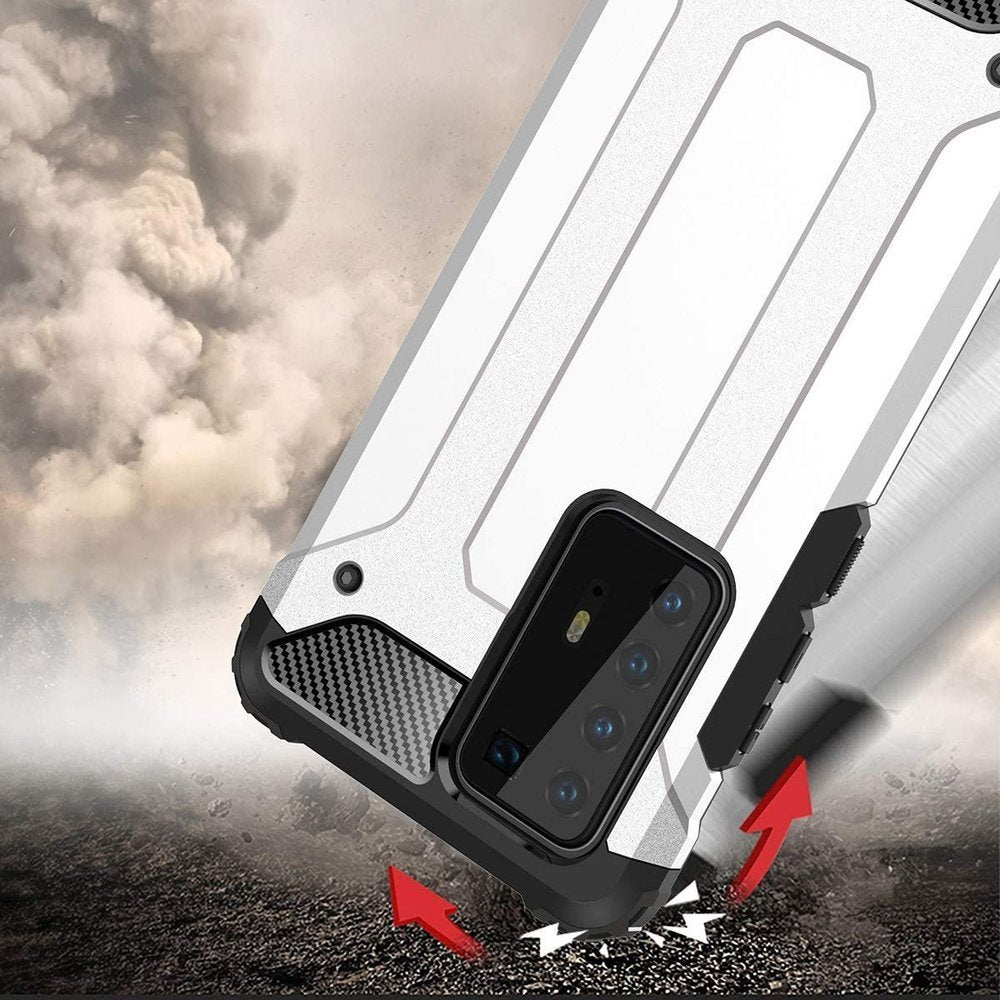 Capa Hybrid Armor Capa resistente e resistente para Huawei P40 Pro preta