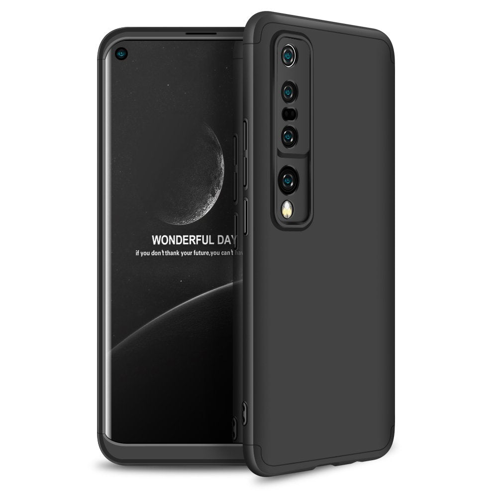 Capa de proteção GKK 360 frontal e traseira capa completa Xiaomi Mi 10 preta