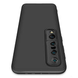 Capa de proteção GKK 360 frontal e traseira capa completa Xiaomi Mi 10 preta