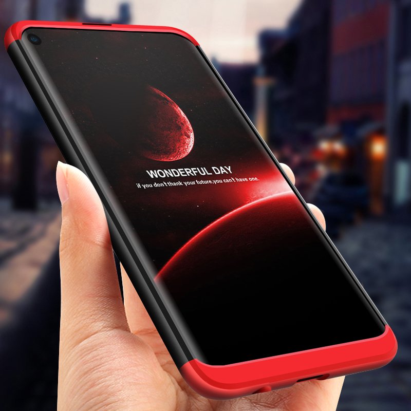 Capa de proteção GKK 360 frontal e traseira capa completa Xiaomi Mi 10 preta