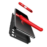 GKK 360 Capa de proteção frontal e traseira capa completa para Samsung Galaxy A41 preto-vermelho