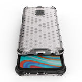 Capa de armadura em caixa de favo de mel com amortecedor de TPU para Xiaomi Redmi Note 9 Pro  -  Redmi Note 9S verde