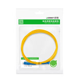 Jumper de fibra ótica de modo único Ugreen SC-SC 3M amarelo (70664 NW131)