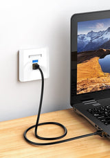 Módulos de rede não blindados Ugreen Keystone Ethernet Cat 5e 8P8C RJ45 100 Mbps 568A  -  B branco (80176 NW142)