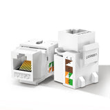 Módulos de rede sem blindagem Ugreen Ethernet Cat 6 8P8C RJ45 1000 Mbps 568A  -  B branco (80178 NW143)
