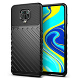 Capa Thunder Capa flexível resistente resistente em TPU para Xiaomi Redmi Note 9 Pro  -  Redmi Note 9S preto