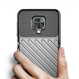 Capa Thunder Capa flexível resistente resistente em TPU para Xiaomi Redmi Note 9 Pro  -  Redmi Note 9S preto