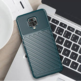 Capa Thunder Capa flexível resistente resistente em TPU para Xiaomi Redmi Note 9 Pro  -  Redmi Note 9S preto